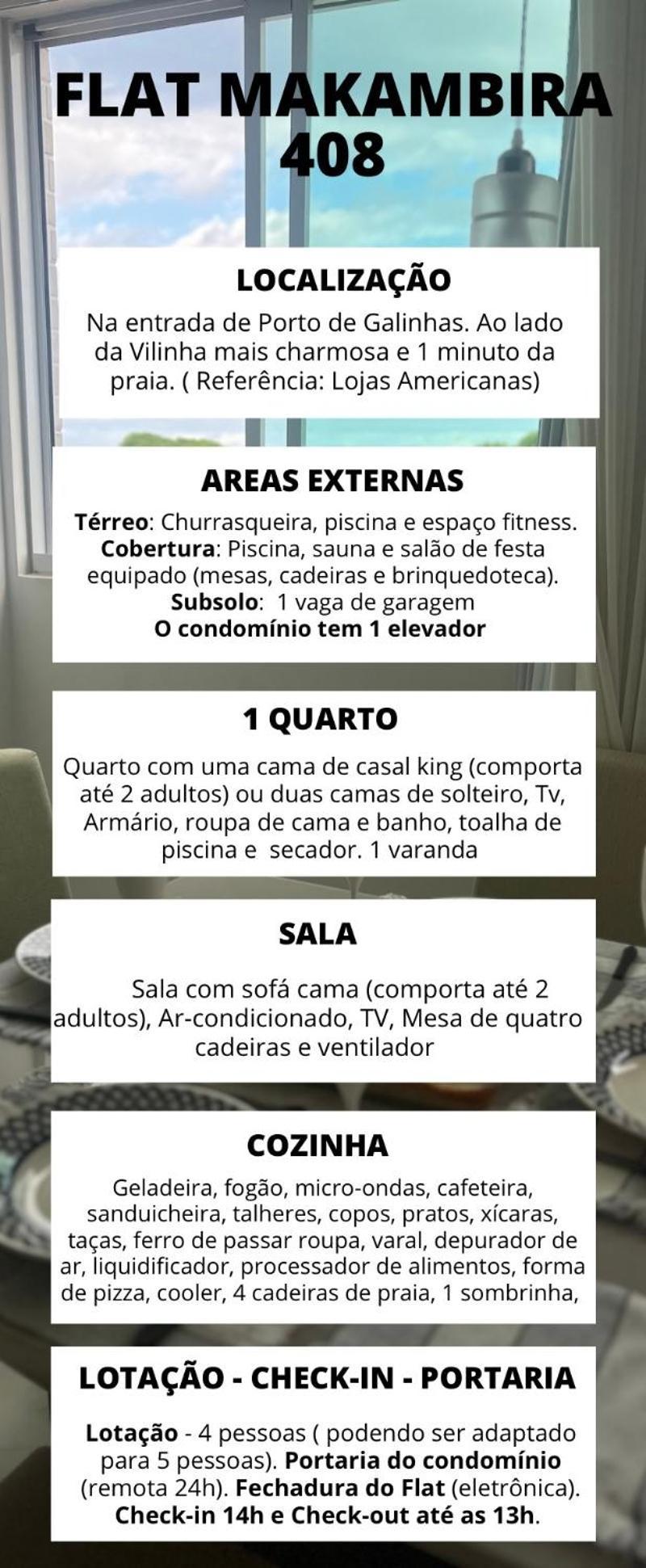 Pôrto das Galinhas Flat Makambira 408 아파트 외부 사진